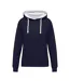Sweat À Capuche Femme Bleu Marine Blanc Neige SG Originals-1
