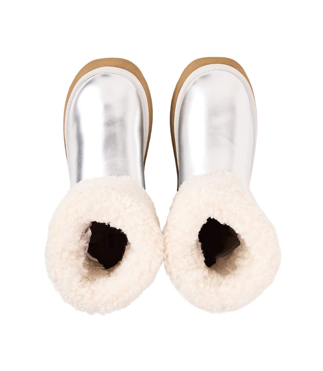 Bottes Coupe Confortable St Moritz Femme Argenté Steve Madden-3