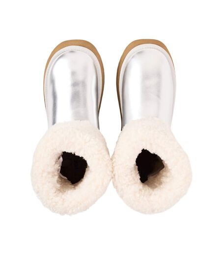 Bottes Coupe Confortable St Moritz Femme Argenté Steve Madden