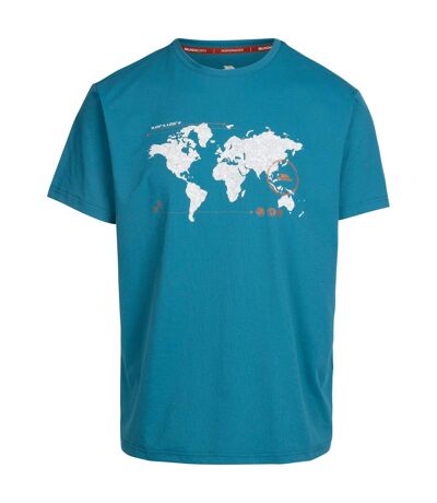 Mens ohio map tp75 t-shirt bondi blue Trespass