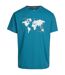 Mens ohio map tp75 t-shirt bondi blue Trespass