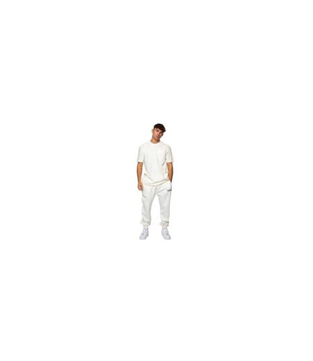 Mens Embroidered Pocket T-shirt Snow White Established