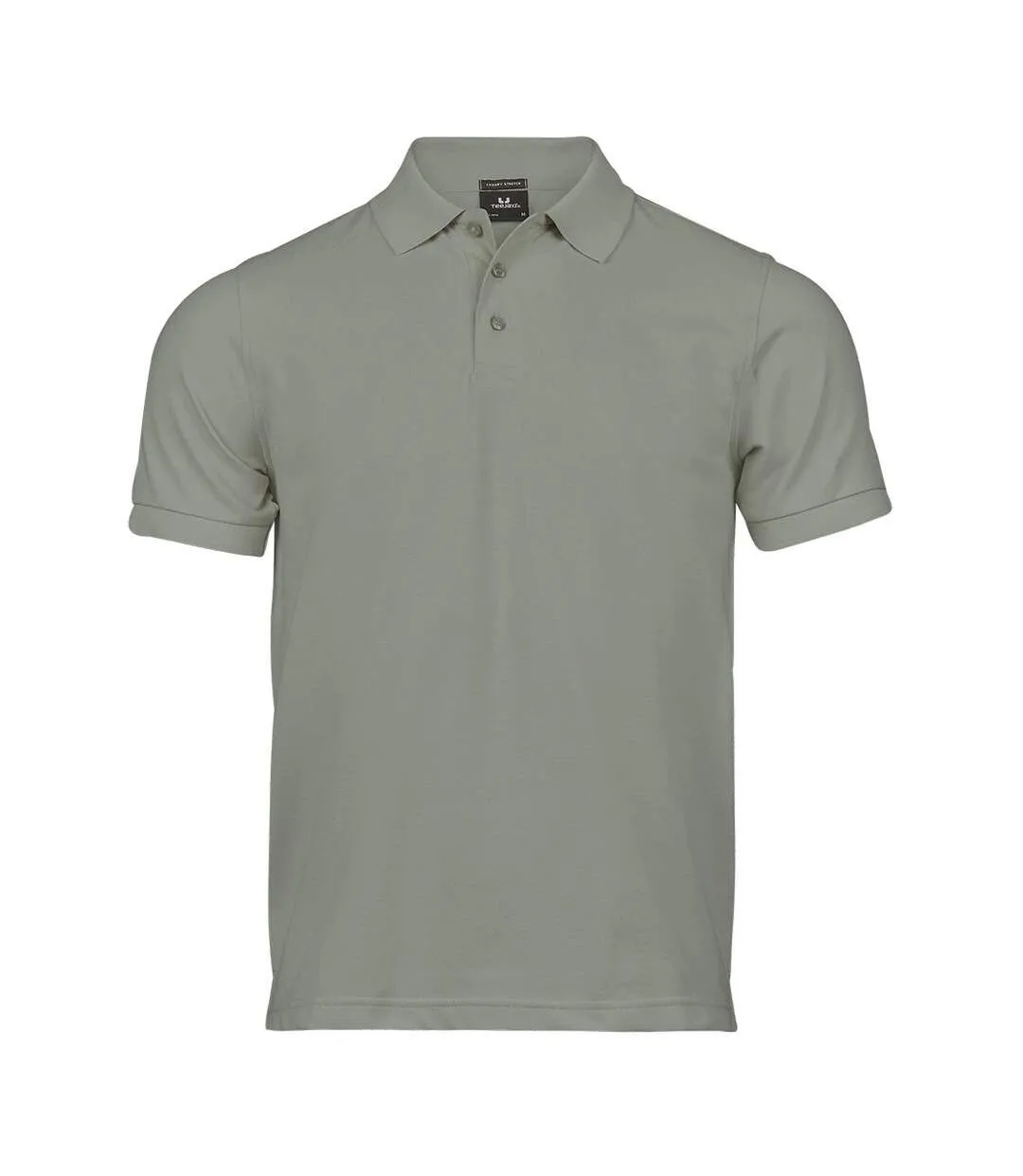 Mens Luxury Stretch Pique Polo Shirt Sage Tee Jays-1