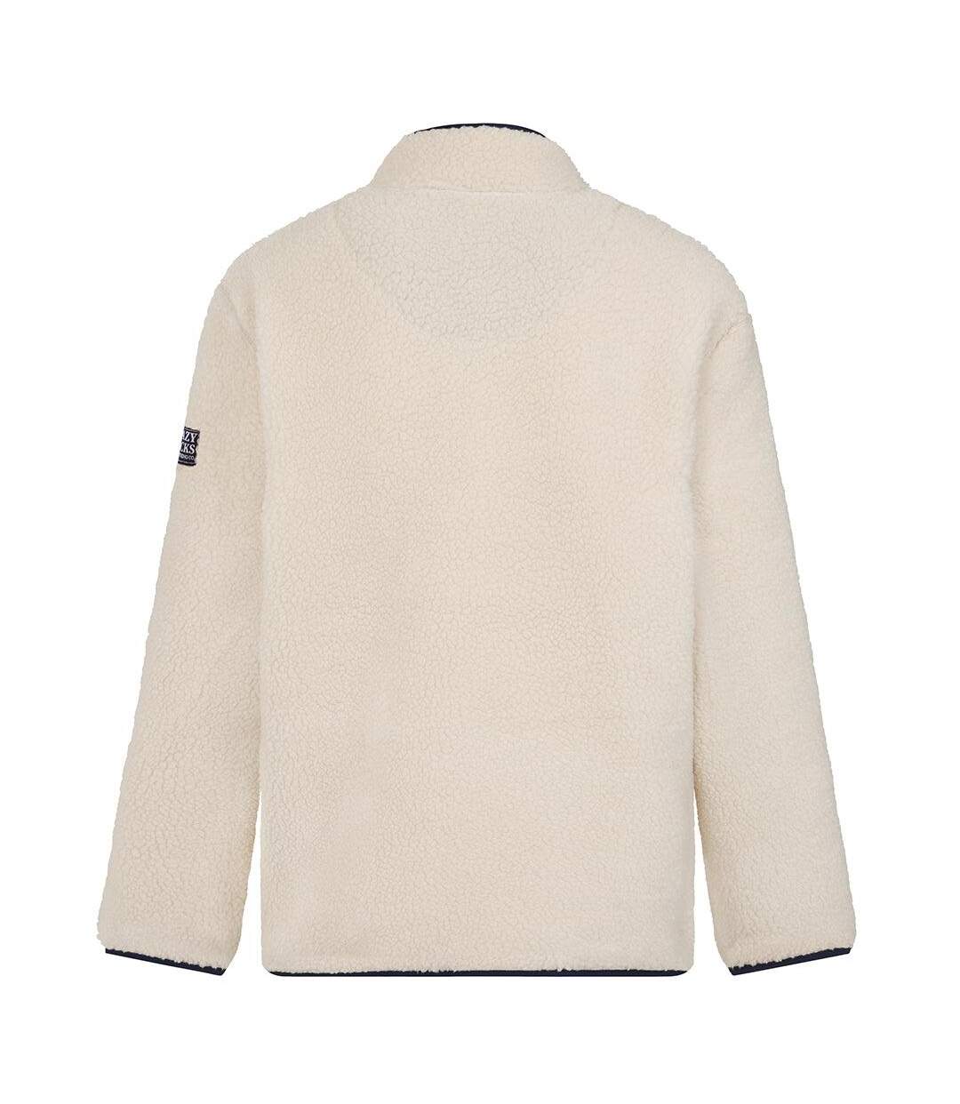 Sweat Homme Blanc Cassé Lazy Jacks-4