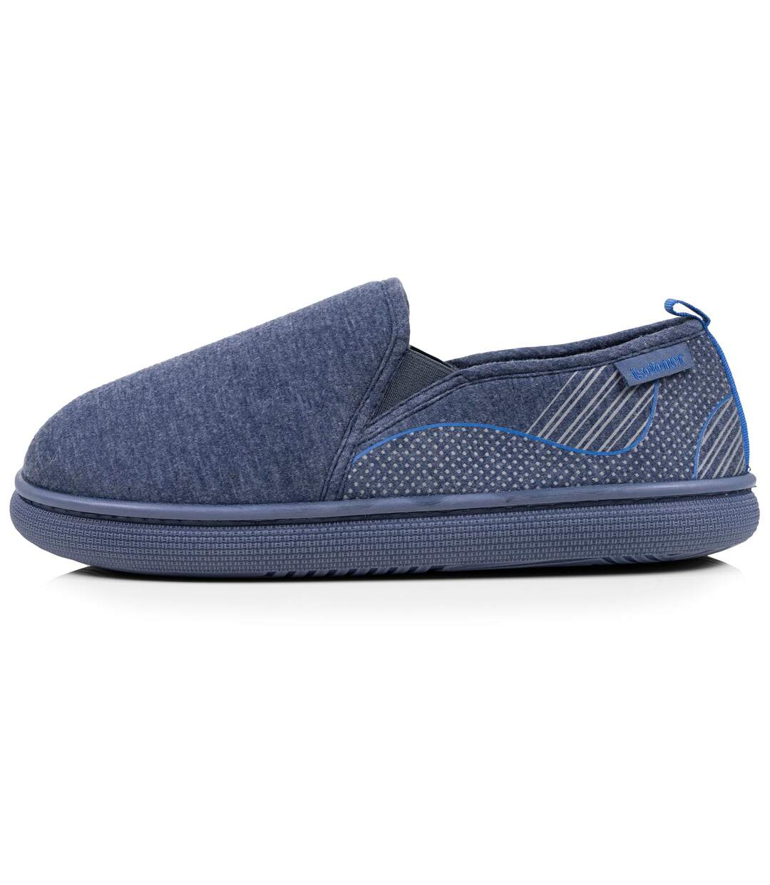 Isotoner Chaussons Charentaises homme suédine, semelle bloup xtra confort, bon maintien-4