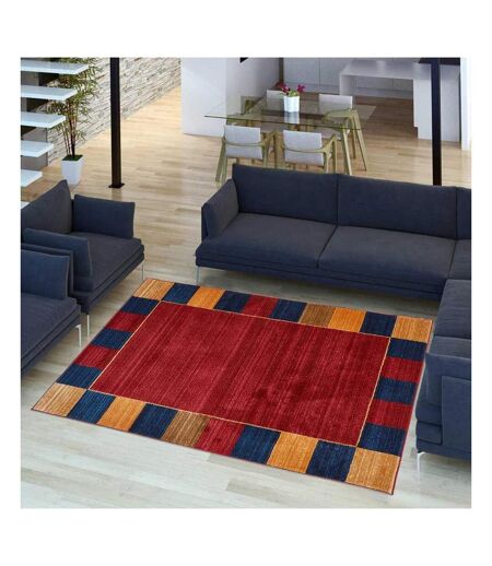 Tapis salon et chambre tissé motif simple CHOBAY 6