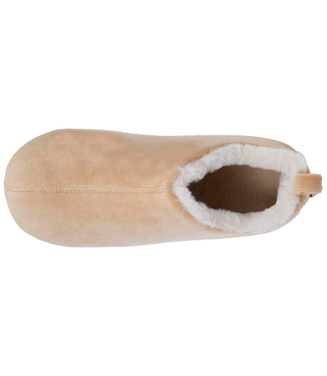 Isotoner Chaussons extra-light Bottillons femme microvelours - semelle à picots antidérapants-2
