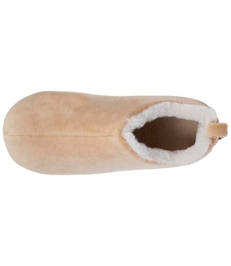 Isotoner Chaussons extra-light Bottillons femme microvelours - semelle à picots antidérapants