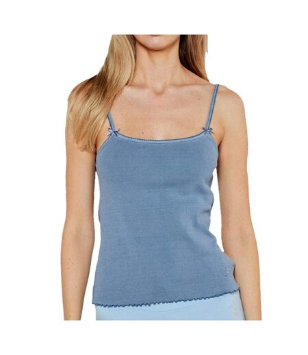 Débardeur bleu femme tommy hilfiger gmd