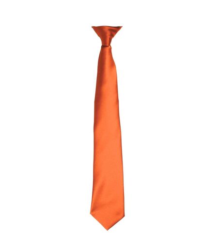 Premier Colors Mens Satin Clip Tie (Purple) (One Size)
