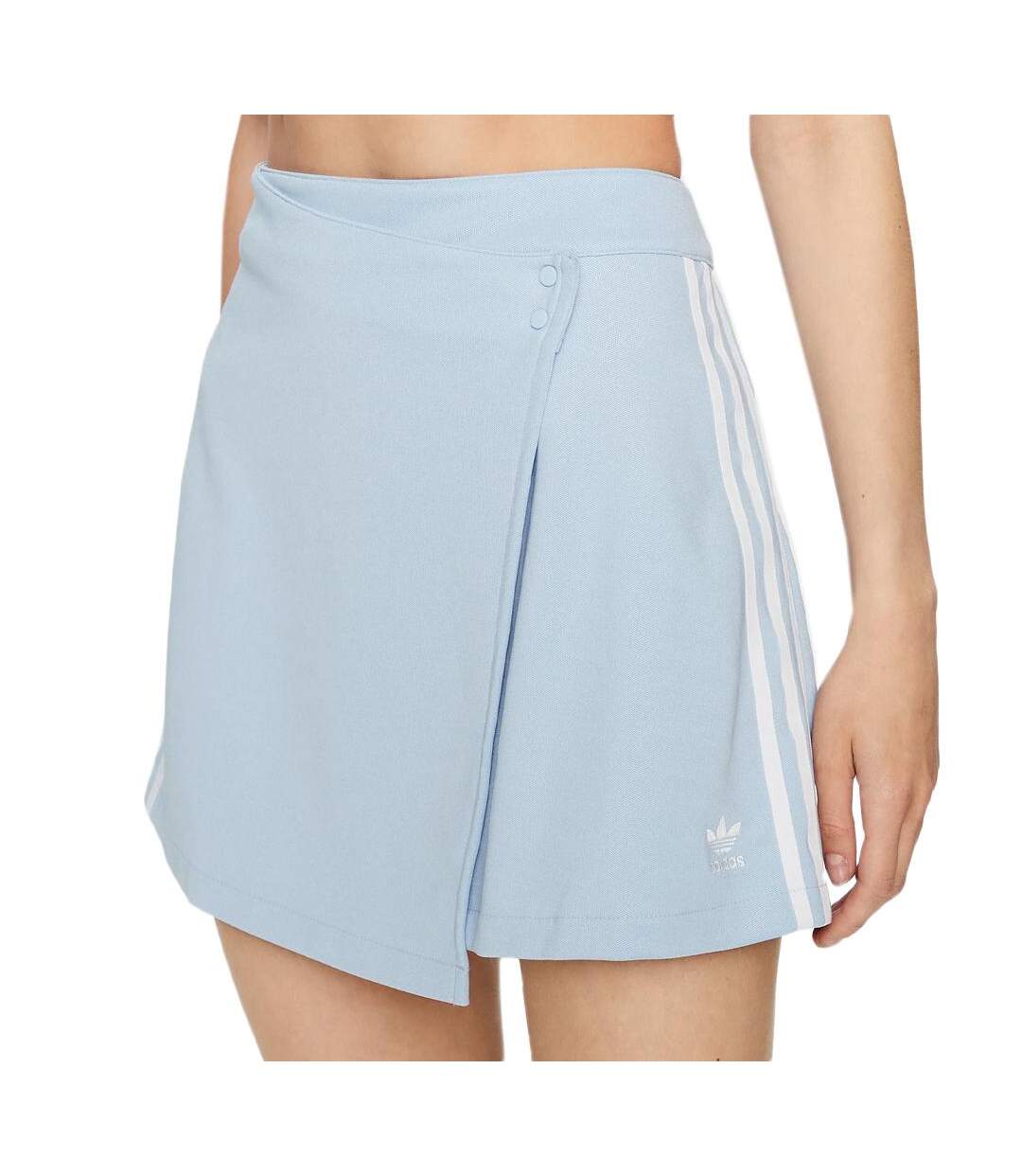 Jupe Bleue Femme Adidas Femme Wrapping Skirt - L