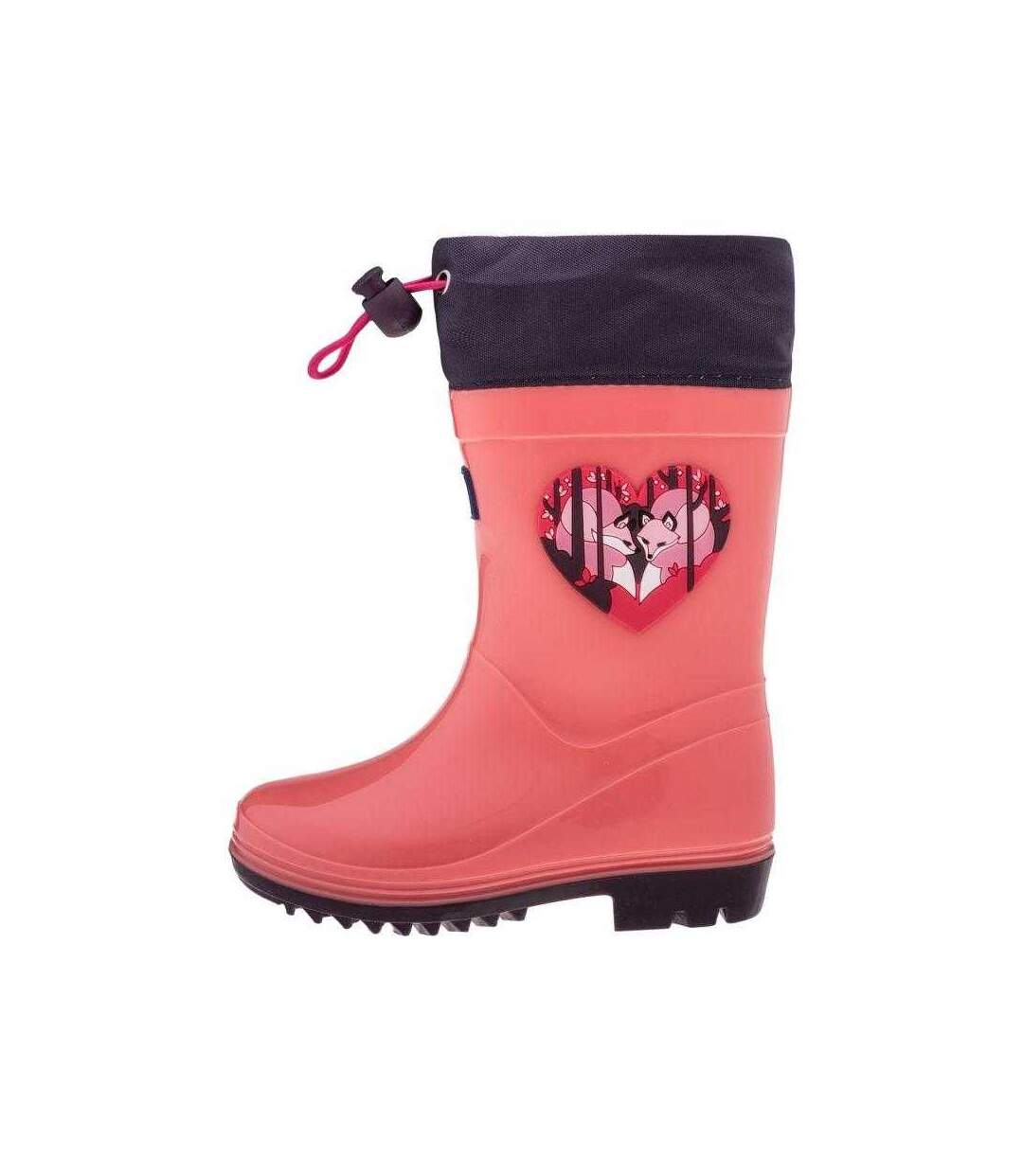 Bottes De Pluie Motif/style Renard Kai Enfant Rose Bejo-2