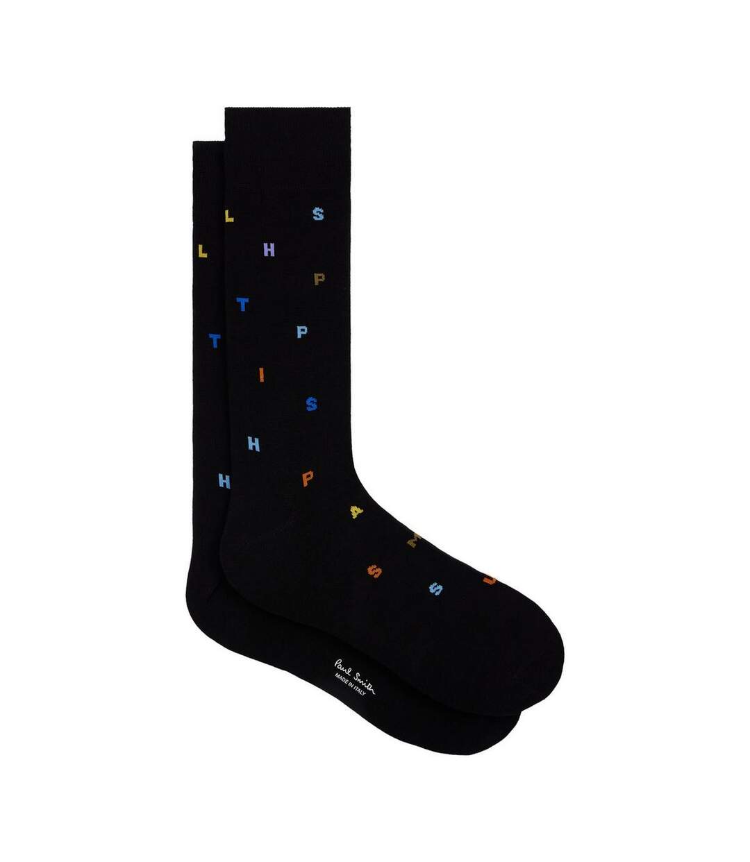 Chaussettes Motif/style Lettrage Homme Noir Paul Smith-2