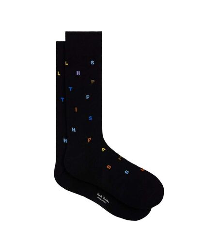 Chaussettes Motif/style Lettrage Homme Noir Paul Smith