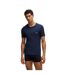 Lot De 3  T-shirts Homme Bleu Marine Noir Blanc Boss-3