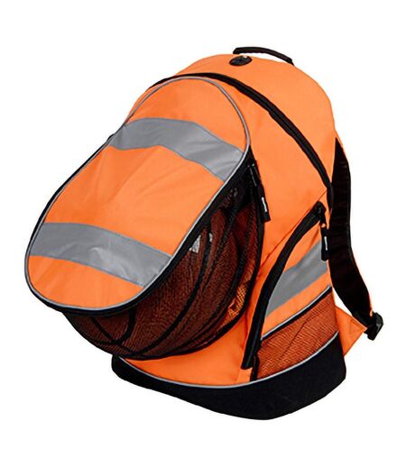 Sac À Dos Haute Visibilité 23 Litres Taille Unique Orange Haute Visibilité Shugon