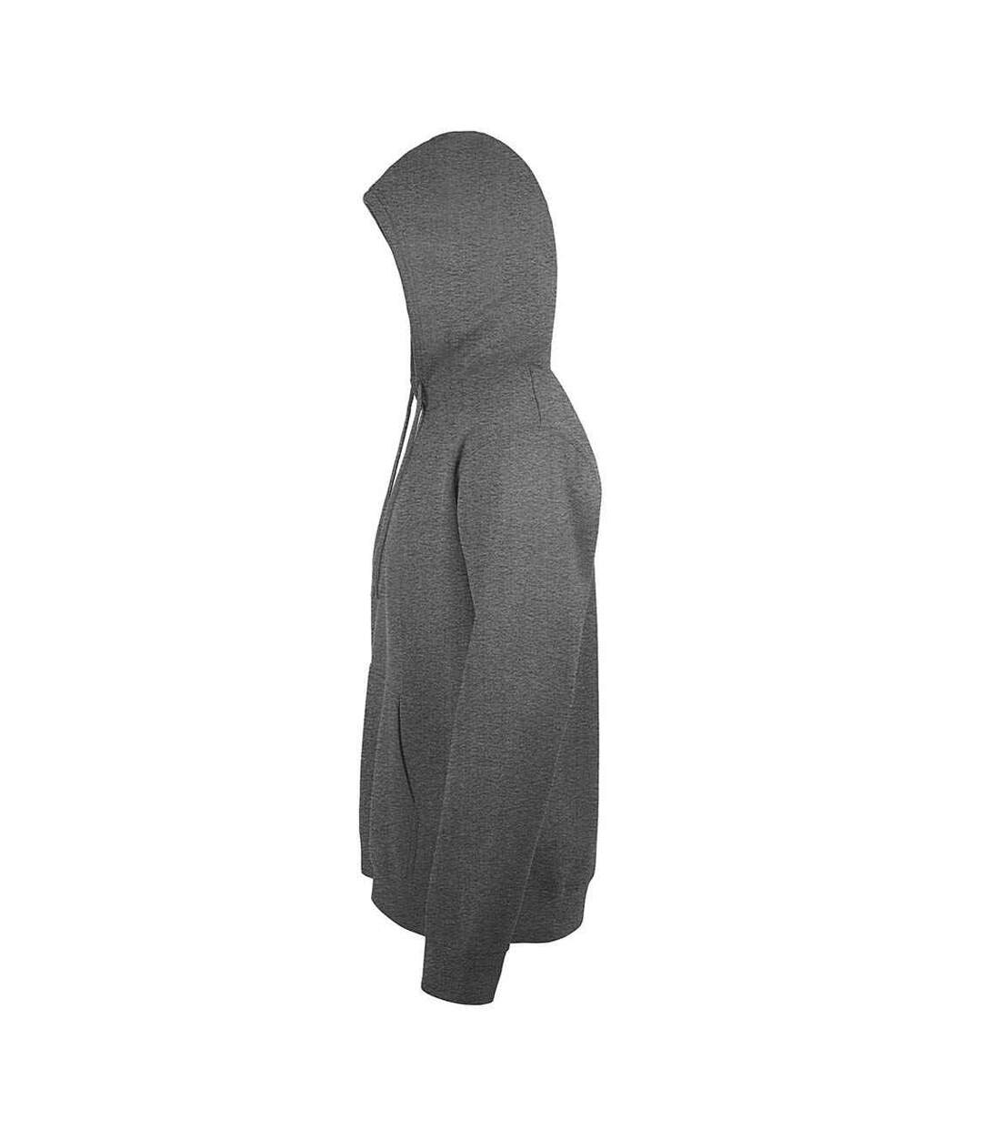 Sweat À Capuche Snake Adulte Charbon Chiné SOLS-3