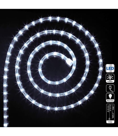 Guirlande tube LED d'extérieur - 24 m - Blanc froid