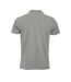 Polo manhattan homme gris Clique