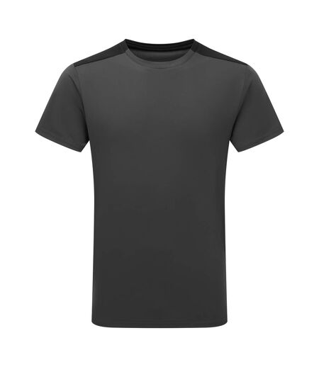 Unisex Adult Performance Contrast T-shirt Charcoal Black TriDri