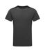 Unisex Adult Performance Contrast T-shirt Charcoal Black TriDri-1
