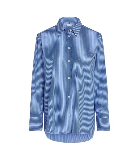 Chemise Manches Longues Femme Bleu Tommy Hilfiger
