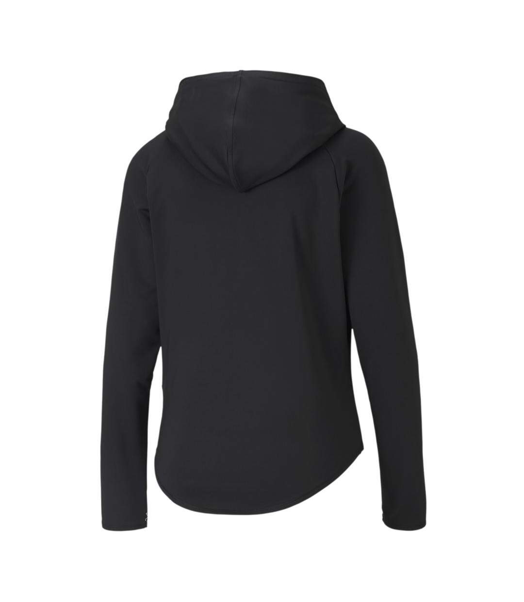 Sweat à capuche noir femme puma active - m-2
