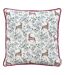 Festive reindeer cushion cover one size scarlet/white Evans Lichfield-1