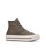 Baskets grise molleton femme converse chuck taylor all star lift-2