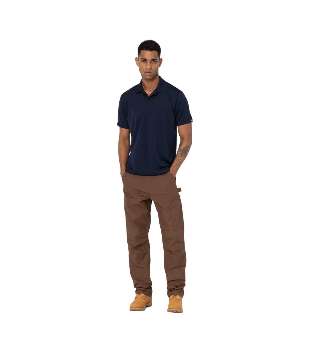 Polo homme bleu nuit Dickies-3