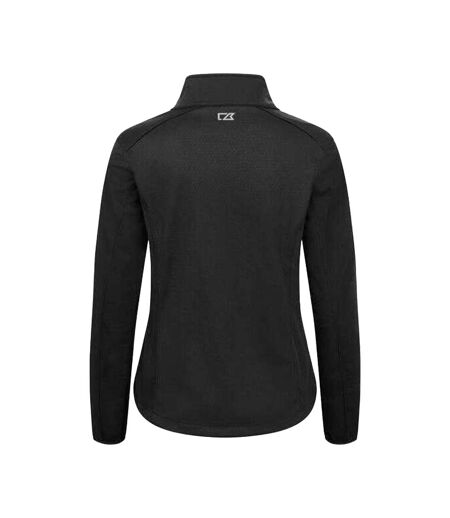 Womens/ladies Oak Harbor Soft Shell Jacket Black Cutter & Buck