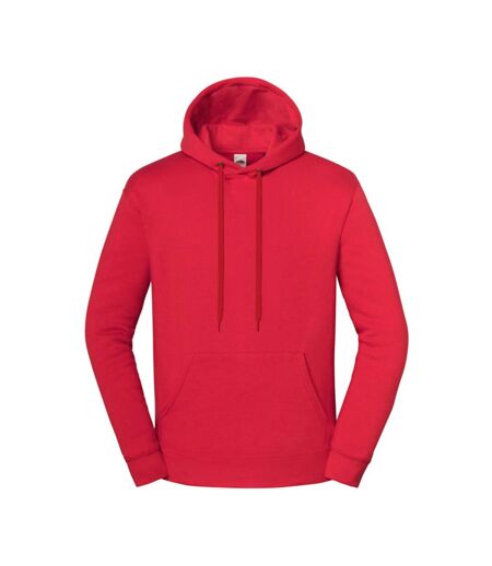 Unisex Adult Iconic Premium Hoodie Red Fruit Of The Loom