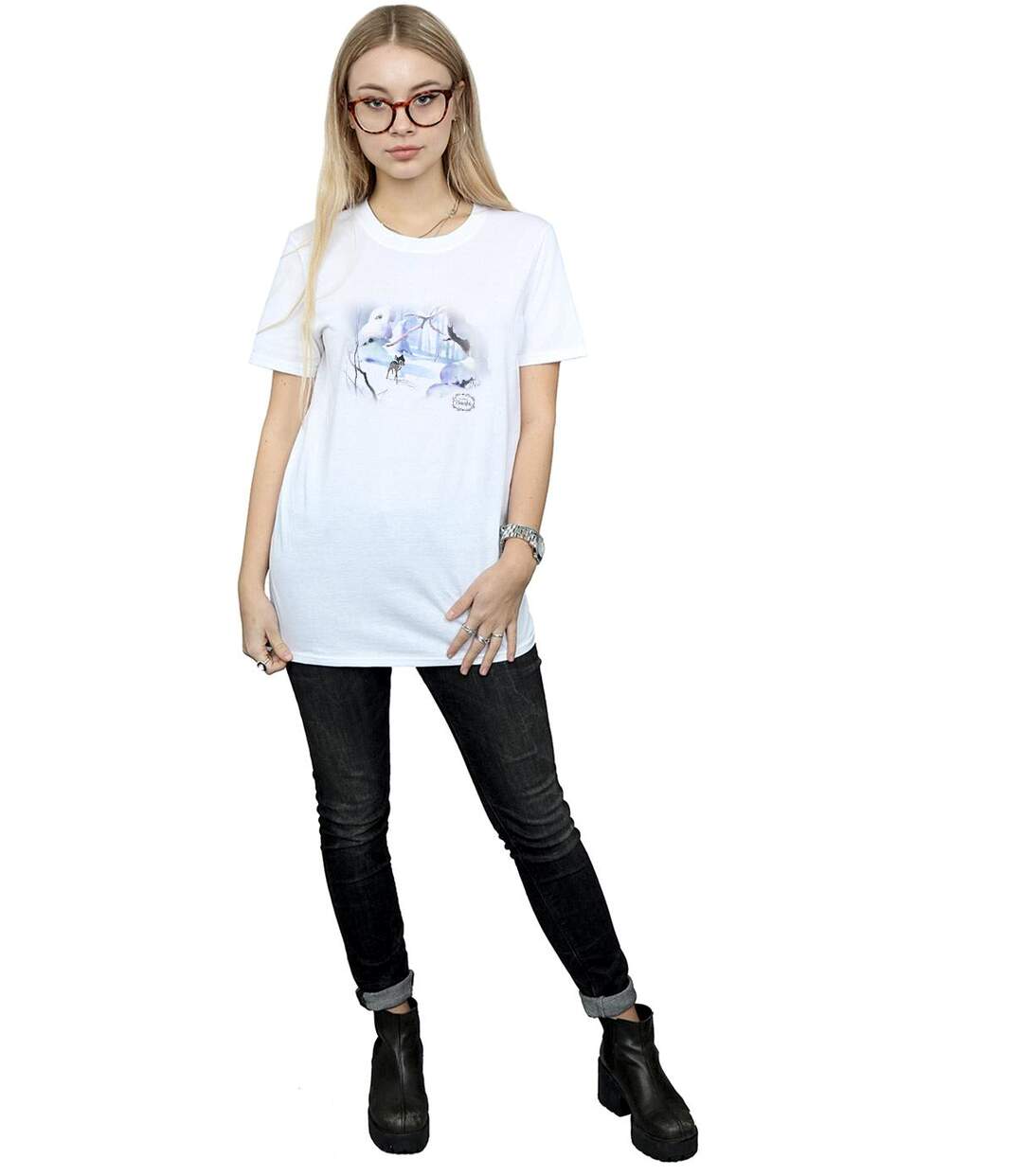 Disney - T-shirt BAMBI SNOW - Femme (Blanc) - UTBI16781-4