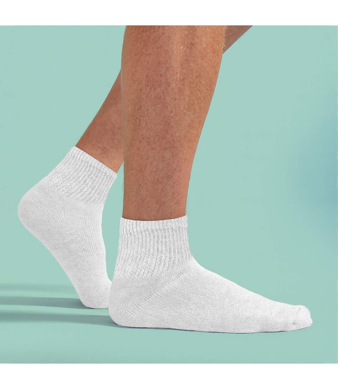 Sock Snob - Lot de 6 Chaussettes Diabétiques Courtes Homme-3