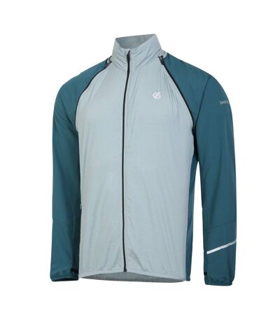 Dare 2B Mens Oxidate Windshell Jacket (Slate/Meadowbrook Green) - UTRG4351