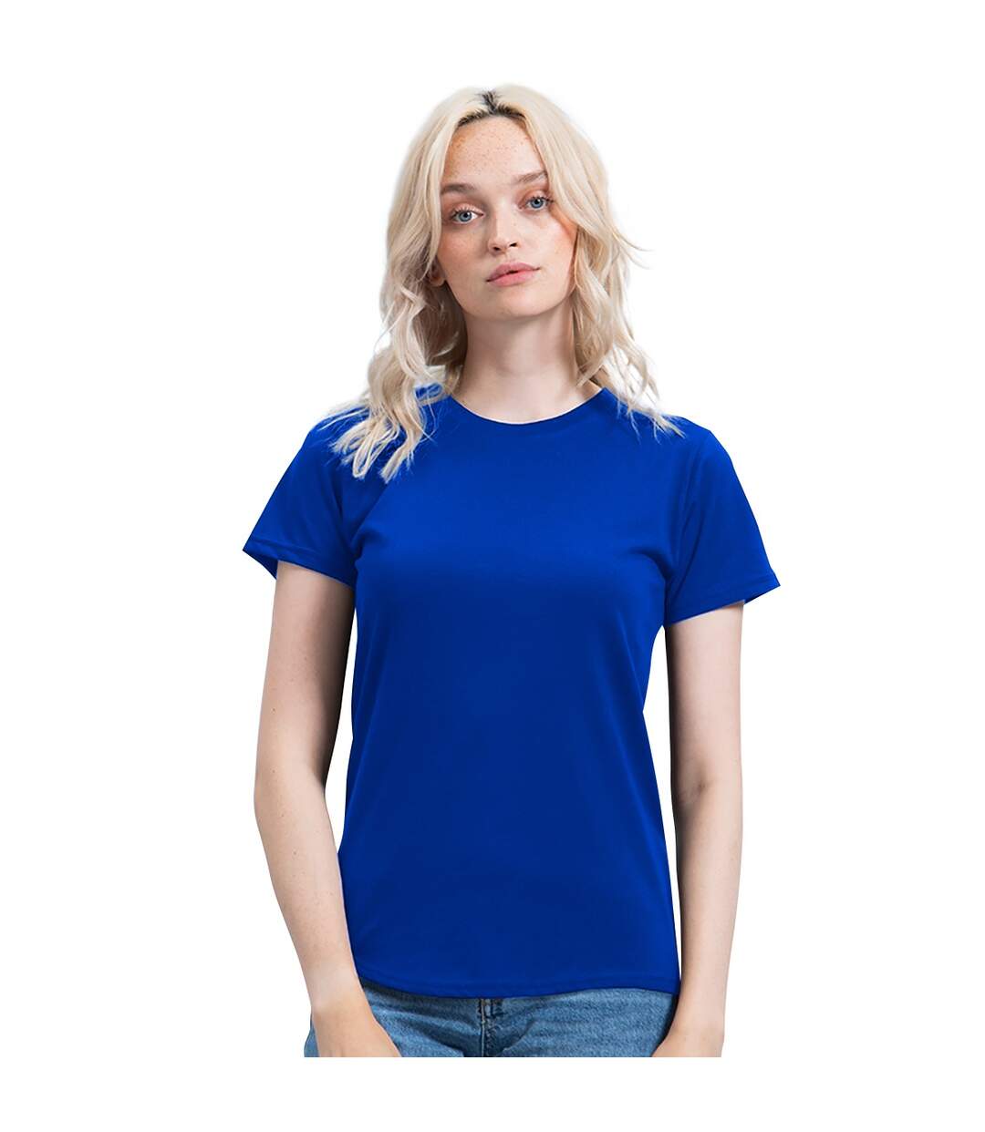 Womens/ladies essential t-shirt royal blue Mantis