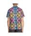 Chemise multi couleur homme adidas m tiro aopshirt-2