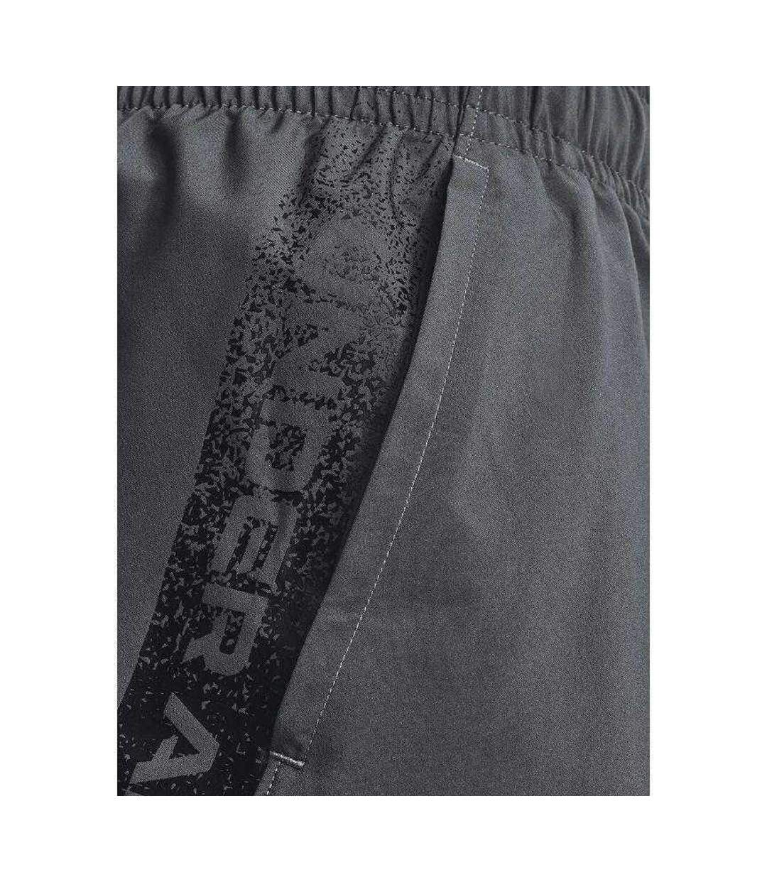 Short Homme Blanc Cassé Gris Argent Under Armour-4