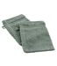 Lot de 2 Gants de Toilette Tendresse 15x21cm Vert Cèdre-1