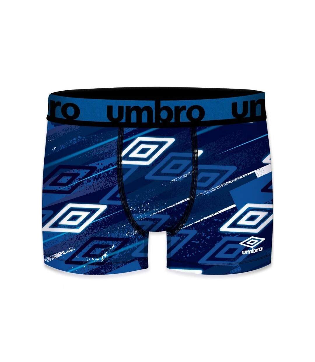 UMBRO Boxer Homme Microfibre SUBASS7 Bleu Blanc