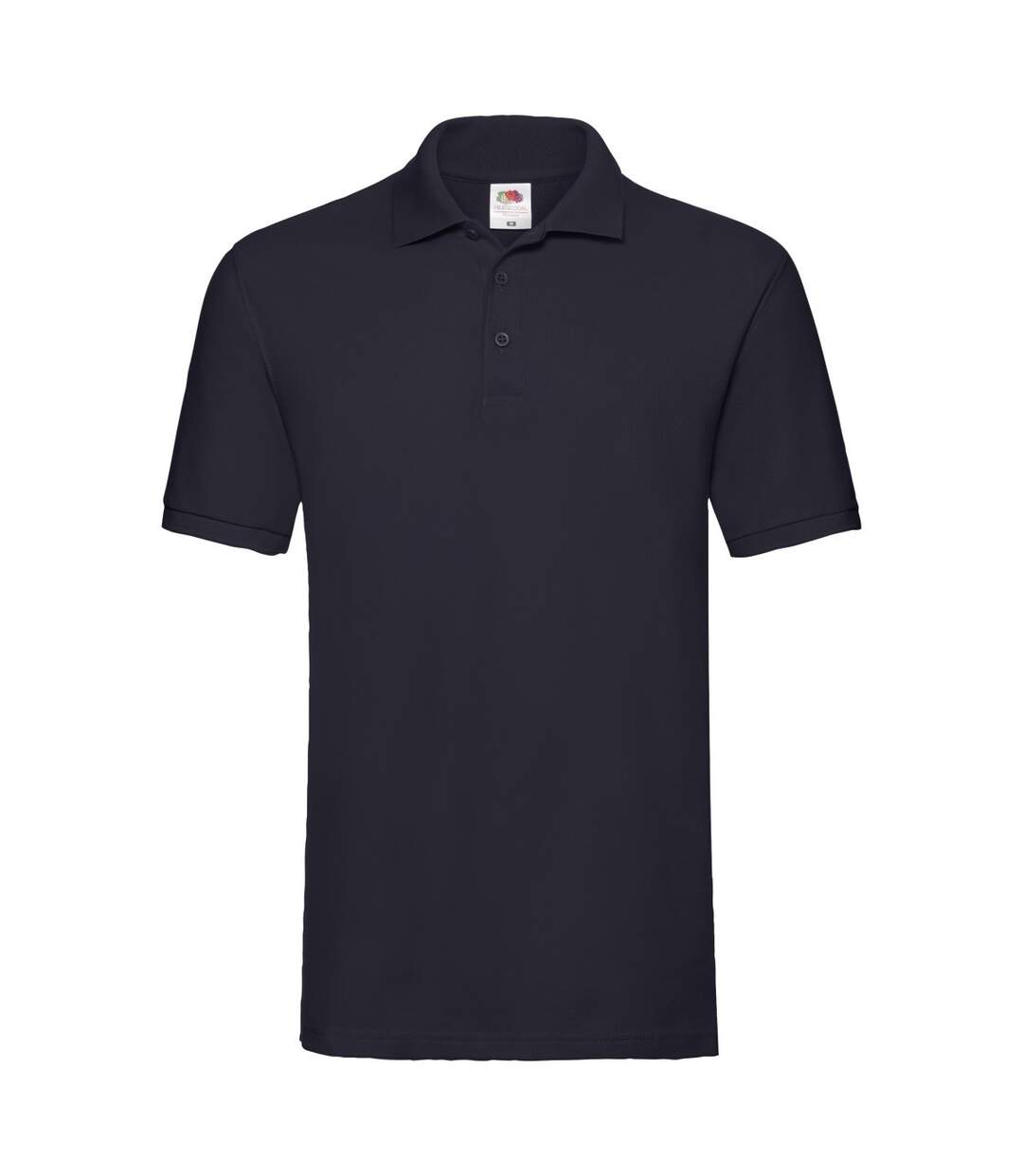 Mens Premium Pique Polo Shirt Deep Navy Fruit Of The Loom-1
