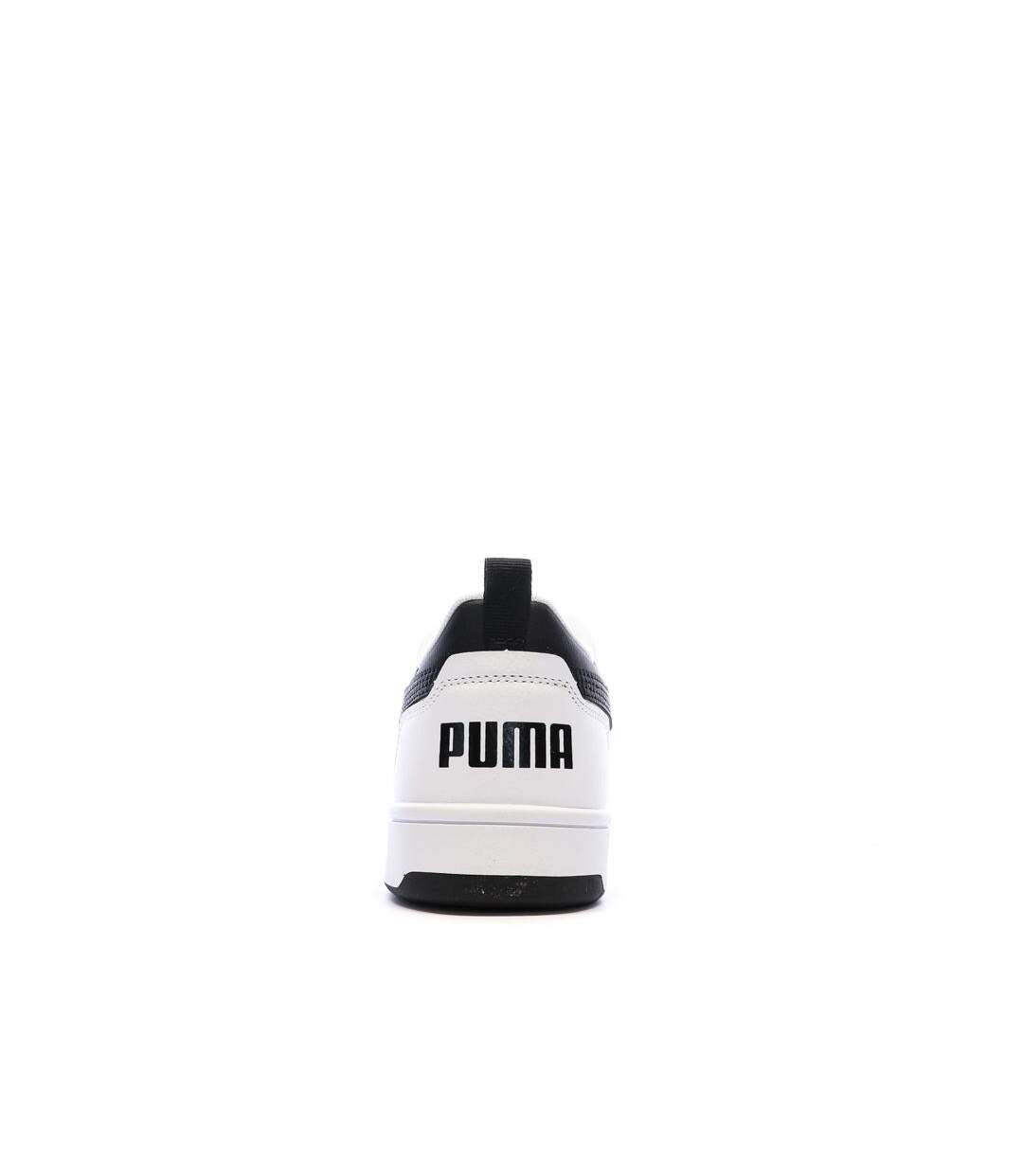 Baskets blanc/noir femme puma rebound v6 low-3