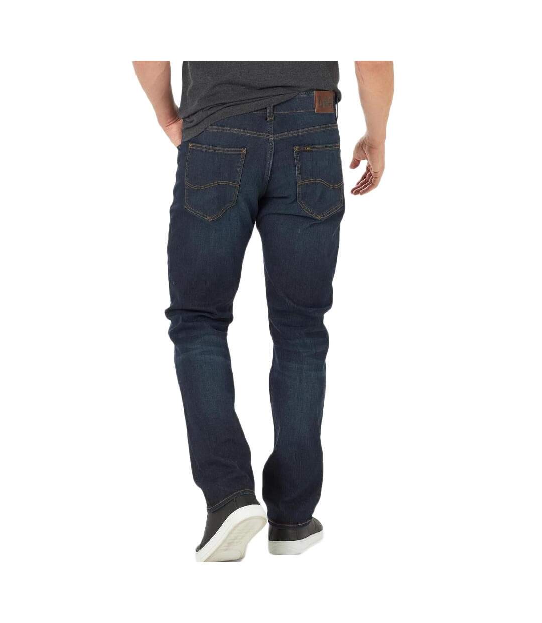 Jean athletic tapered bleu foncé homme lee strike-2