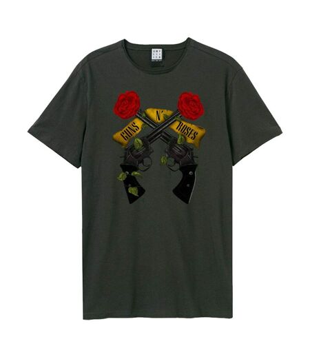 T-shirt Shooting Adulte Anthracite Amplified
