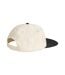 Casquette De Baseball Motif/style Contrasté Naturel Noir Beechfield-2