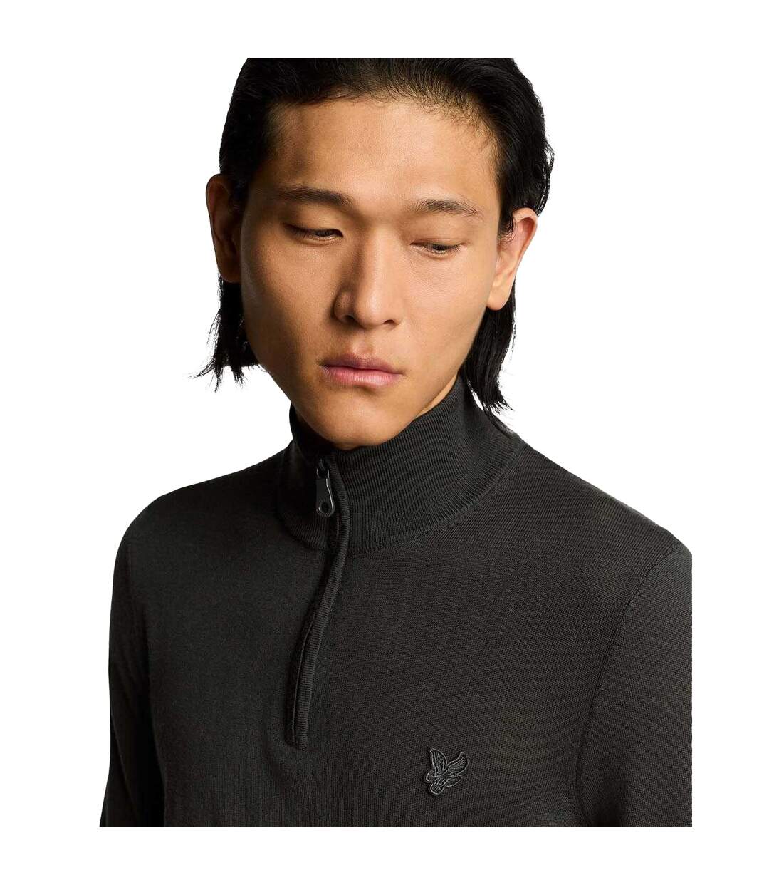 Pull Motif/style Tonal Homme Gris Lyle & Scott-4
