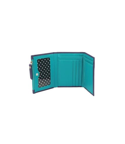 Eastern Counties Leather - Porte-monnaie ISOBEL - Femme (Violet / Turquoise vif) (One size) - UTEL353