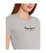 T-shirt Femme Gris Pepe Jeans-3