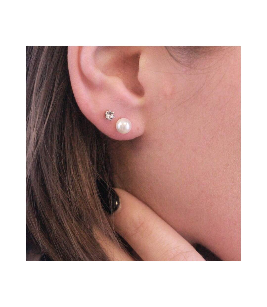 Boucles d'oreilles Full Moon Pearl - Perle d’imitation-2