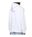 Sweat À Capuche Motif/style Déchiré Homme Blanc Diesel-1
